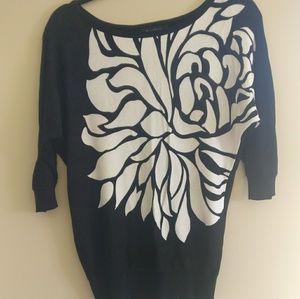 White House Black Market: Magnolia Flower Sweater